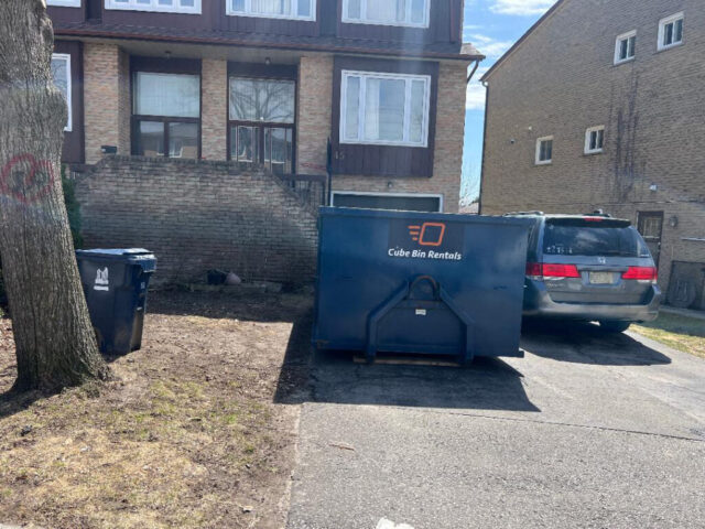14 Yard Bin Rented In North York On